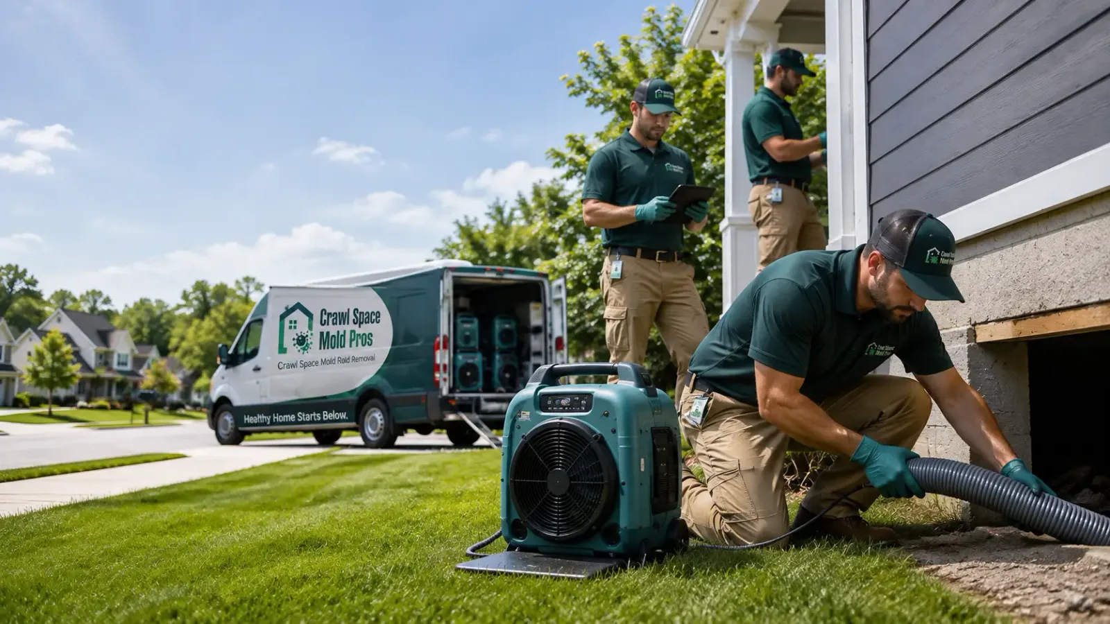 Crawl Space Mold Removal in Hawarden, IA